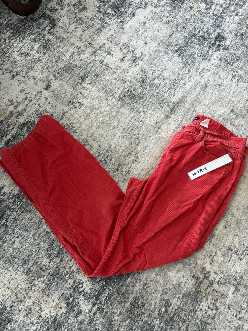 J. Crew Red Corduroy Pants